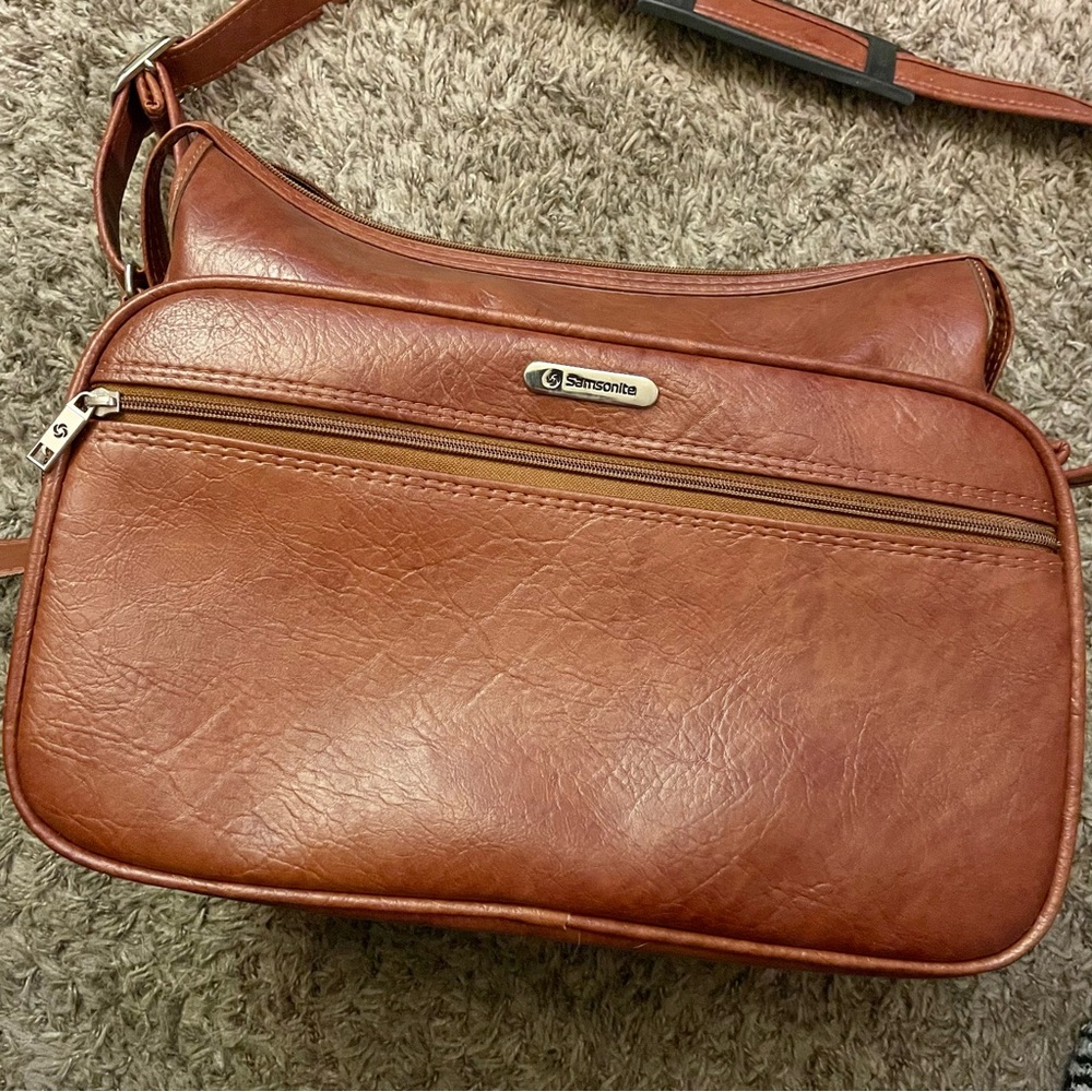 Vintage Samsonite Silhouette Weekend Shoulder Bag Carry-On Luggage